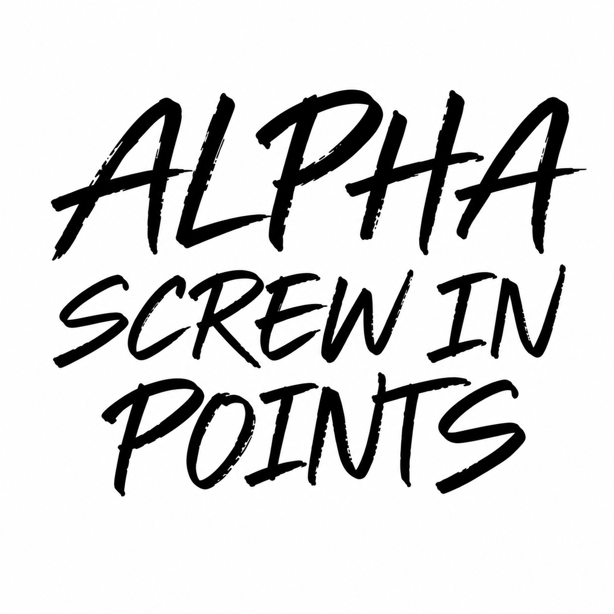 ALPHA Screw In Points